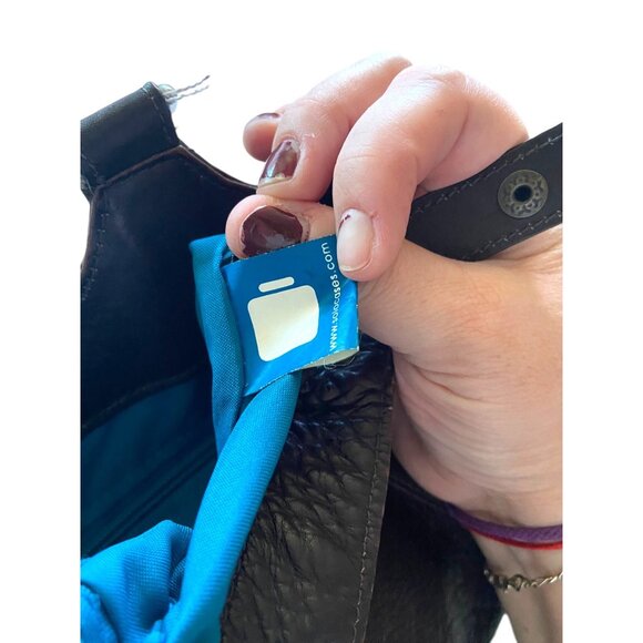 Solo Executive 16” Leather Bucket Tote Espresso One Size Travel Minimalist Large - Picture 15 of 16